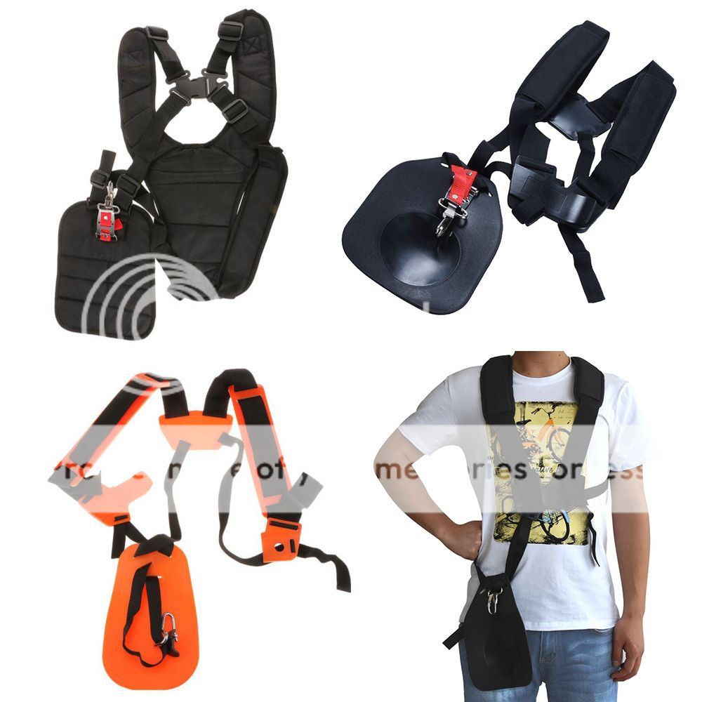 Double Shoulder Strimmer Harness Strap For Carry Hook Brush Cutter